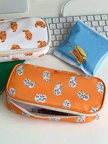 1 pieza Estuche naranja en forma de tigre - Multicolor - Ver 5