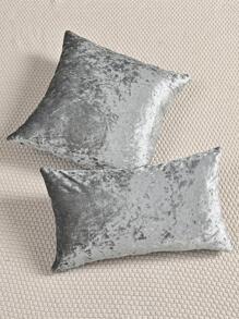 1 件纯色天鹅绒枕套，简约纯色防污可拆卸可洗装饰抱枕套，适用于卧室、客厅、沙发（不含枕芯），香槟色，黑色