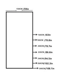 鄉村風格流蘇裝飾花圖案窗簾 - 彩色 - 查看 7