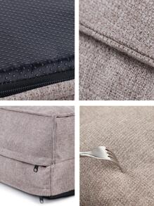 UFBemo Memory Foam Dog Bed With Removable, Non-slip And Waterproof Inner Padding - Brown - View 6