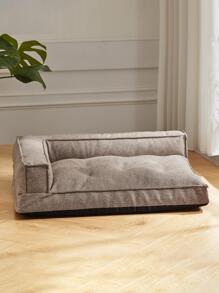 UFBemo Memory Foam Dog Bed With Removable, Non-slip And Waterproof Inner Padding - Brown - View 3