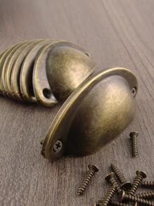 4 Cái/bộ Tay Cầm Tủ Sắt, Tủ Kéo Hình Bán Nguyệt Hiện Đại Cho Gia Đình - Đồng - Xem 1