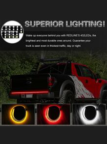 1pc 48 Inch 12V Durable Car LED Light Replacement Part Compatible With Jeep SUV - Black - View 5