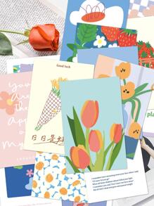 30张丹麦粉彩海报，丹麦粉彩墙贴套装，粉彩丹麦房间装饰，墙面艺术装饰，少女风墙贴套装，明信片礼物，生日毕业学校装饰，宿舍惊喜装饰，返校家居装饰，学习用品