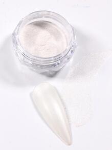 2 盒黑白固体粉末美甲渐变颜料套装渐变镜面镀铬指甲闪光马卡龙闪光美甲装饰粉 - 彩色 - 查看 3