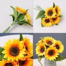 1pc Artificial Flower - Yellow - View 5