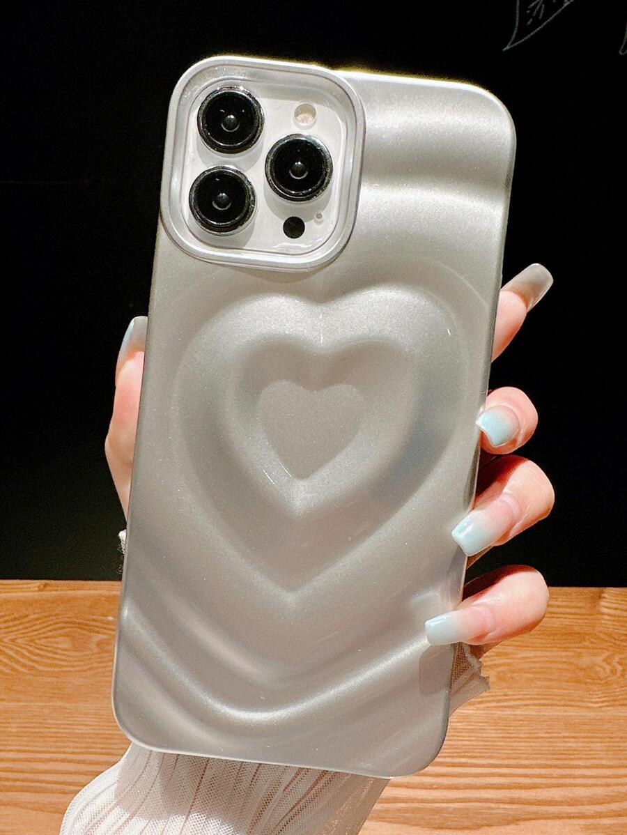 閃粉和油亮塗層全覆蓋手機殼，適用於 iPhone