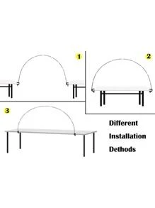 60 件/套直径 2 米多功能气球拱门套件，气球配件非常适合婚礼、生日和节日派对、返校情人节 - 無色 - 查看 5