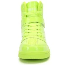 Women's Shoes Hidden Wedges 5.5cm Fashion Sneakers Ankle Boots Bootie Platform Heel High Top Casual Sports - 綠色 - 查看 8