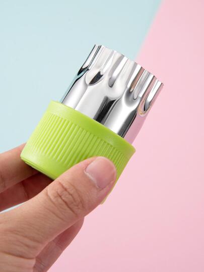 12pcs Stainless Steel Vegetable Cutting Molds, Durable DIY Fruit Cookie Stamp Cake Food Cutter Kitchen Tools