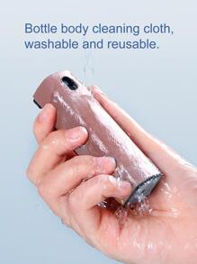 汽车屏幕清洁湿巾（本产品为空瓶，不含清洁液），适用于所有手机、笔记本电脑和平板电脑屏幕、汽车屏幕和中央控制器，配有不留痕迹的超细纤维清洁布。便携式屏幕清洁套装，汽车配件，女士汽车配件，手机清洁套装 - 粉色 - 查看 6