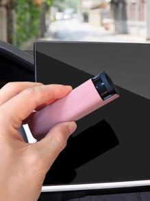 汽车屏幕清洁湿巾（本产品为空瓶，不含清洁液），适用于所有手机、笔记本电脑和平板电脑屏幕、汽车屏幕和中央控制器，配有不留痕迹的超细纤维清洁布。便携式屏幕清洁套装，汽车配件，女士汽车配件，手机清洁套装 - 粉色 - 查看 3