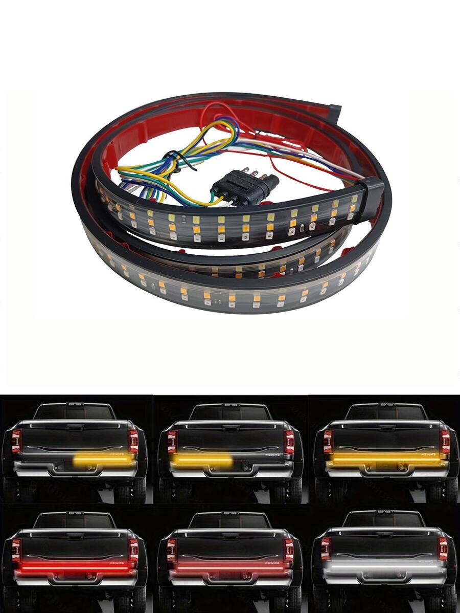1pc 48 Inch 12V Durable Car LED Light Replacement Part Compatible With Jeep SUV - Black - View 1