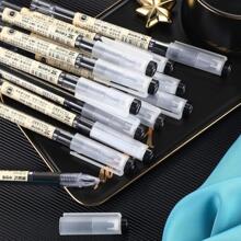 12 cái Bộ bút trung tính đa chức năng khô nhanh màu đen - màu đen - Xem 3