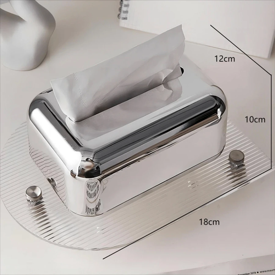 Hộp đựng khăn giấy sang trọng, đơn giản, mạ điện, phong cách Bắc Âu, cao cấp, không khí ấm áp, hấp dẫn, đồ gia dụng, bàn, đồ trang trí nhà cửa, sắp xếp và lưu trữ đồ gia dụng, trang trí phòng, trang trí phòng ngủ, phụ kiện nhà bếp, dụng cụ nhà bếp, đồ tổ chức nhà bếp, du lịch, ngày lễ, hộp đựng khăn giấy, hộp đựng khăn ăn, lễ hội họp mặt gia đình, trang trí bàn ăn nhà bếp cho nhà bếp phòng ngủ phòng khách phòng ăn, phụ kiện trang trí nhà cửa, hộp trang trí, quà cưới cho phụ nữ, du lịch mùa hè, lễ hội, những vật dụng không thể thiếu - Bạc - Xem 1