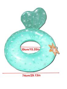 1pc 90cm Cactus Shaped Swim Ring - Green - View 2