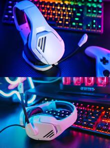 Gaming Wired Headset - White - View 3