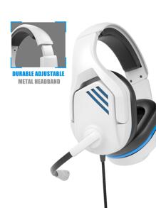 Gaming Wired Headset - White - View 4