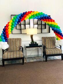 60 件/套直径 2 米多功能气球拱门套件，气球配件非常适合婚礼、生日和节日派对、返校情人节 - 無色 - 查看 4