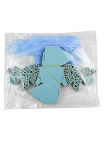 25pcs Hollow Out Candy Boxes - White - View 3