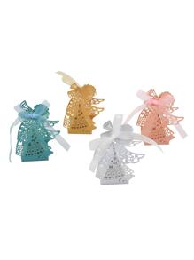 25pcs Hollow Out Candy Boxes - White - View 2