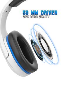 Gaming Wired Headset - White - View 6