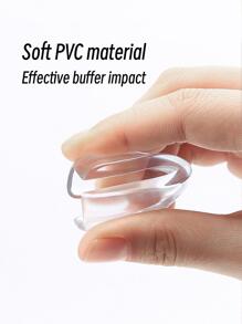4入组/套PVC防碰撞墊,現代簡約防碰撞墊適用於家庭 - 無色 - 查看 5