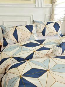 1 pieza Colcha nórdico estilo simple , adecuado para todas las temporadas - Multicolor - Ver 4