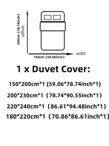 1 pieza Colcha nórdico estilo simple , adecuado para todas las temporadas - Multicolor - Ver 8
