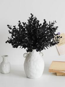 1入組婚禮派對人造婚禮花束,DIY家庭客廳臥室裝飾帶桉樹樹葉