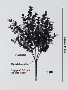1入組婚禮派對人造婚禮花束,DIY家庭客廳臥室裝飾帶桉樹樹葉