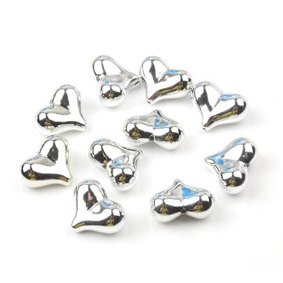 20個セット ハート デザイン DIY チャーム レディース ジュエリー作り バレンタイン