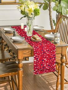 1pc American Independence Day Themed Star Pattern Desk Flag, Home Party Decoration Desk Flag - Multicolor - View 2