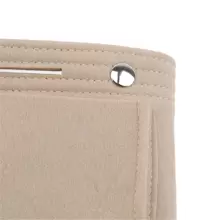 1pc Multifunctional Large Capacity Felt Travel Storage Bag & Diaper Bag For Travel Storage Bag,Makeup Bag,Cosmetic Bag,Vacation Organizer,Large Capacity Makeup Organizer Makeup Case, For Lipstick, Brush, Skincare, Mobile Phone, Coin, Small Items, For Home,Gift,Vacation And Festival Halloween Christmas Multifunctional Use,Boho Vibes - Beige - View 8