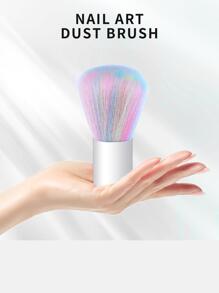 彩虹指甲灰塵清潔刷柔軟美甲粉末狀除塵畫筆美甲工具 - 彩色 - 查看 1