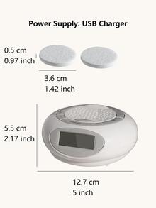 ellestfun 無水多功能扇香薰機帶定時器鬧鐘功能