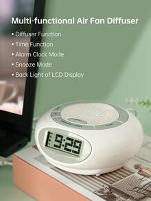 ellestfun 無水多功能扇香薰機帶定時器鬧鐘功能
