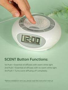 ellestfun 無水多功能扇香薰機帶定時器鬧鐘功能