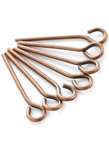 yuenz Đồng Cổ 200 Cái/túi Dày 0.7Mm Mắt Đầu Chân Kim Loại Headpins Cho Trang Sức Phát Hiện Làm Tự Làm Vật Dụng - Đồng - Xem 1