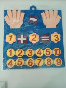 創意DIY孩子們早教教育性數學毛氈板 - 彩色 - 查看 9