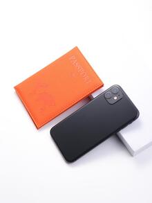 Pu皮革旅行護照套時尚2022女性護照套男士旅行文件框春季潮流