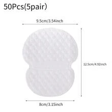 50pcs Unisex Underarm Antiperspirant Sweat Pad, Summer Concealed Breathable Sticker Anti-odor