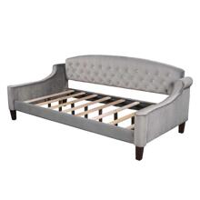 MERAX Modern Luxury Tufted Button Daybed, Twin, Gray - 灰色 - 查看 5