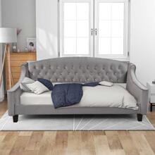 MERAX Modern Luxury Tufted Button Daybed, Twin, Gray - 灰色 - 查看 2