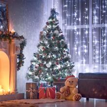 JMEXSUSS 66ft 200 LED White Christmas Lights Indoor Bedroom, Connectable White String Lights Outdoor Clear Wire, 8 Modes Twinkle String Lights Plug In For Room Tree Wedding Christmas Decoration - 白色 - 查看 7