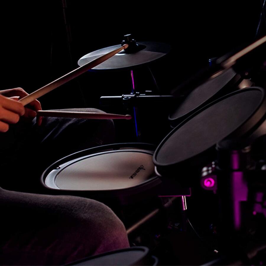 Electronic Drum Set Kit for Adults Beginners with 8 inch Mesh Snare Electric Drum Set with Rim