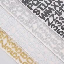 1 cái Màu đen Chất liệu Eva Chữ cái, Số, Ký hiệu Hình dán Kế hoạch Học sinh, Hình dán Bong bóng 3d cho Giáo dục Mầm non, Hình dán Trang trí DIY cho Cốc và Máy tính - màu đen - Xem 6