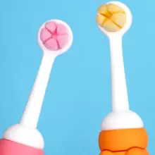 1pc Cartoon Design Soft Toothbrush Home Bathroom Decor - Green - View 8