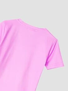 Pijamas Niñas (8-12) Dulce - Morado - Ver 4