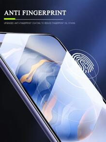 3 件装防静电手机屏幕保护钢化膜适用于三星易于安装高清清晰、无气泡、防刮擦和防碎钢化玻璃屏幕保护膜超高清礼物，适合生日/复活节/总统日/圣诞节/家人/朋友/男孩/女朋友 - 無色 - 查看 5